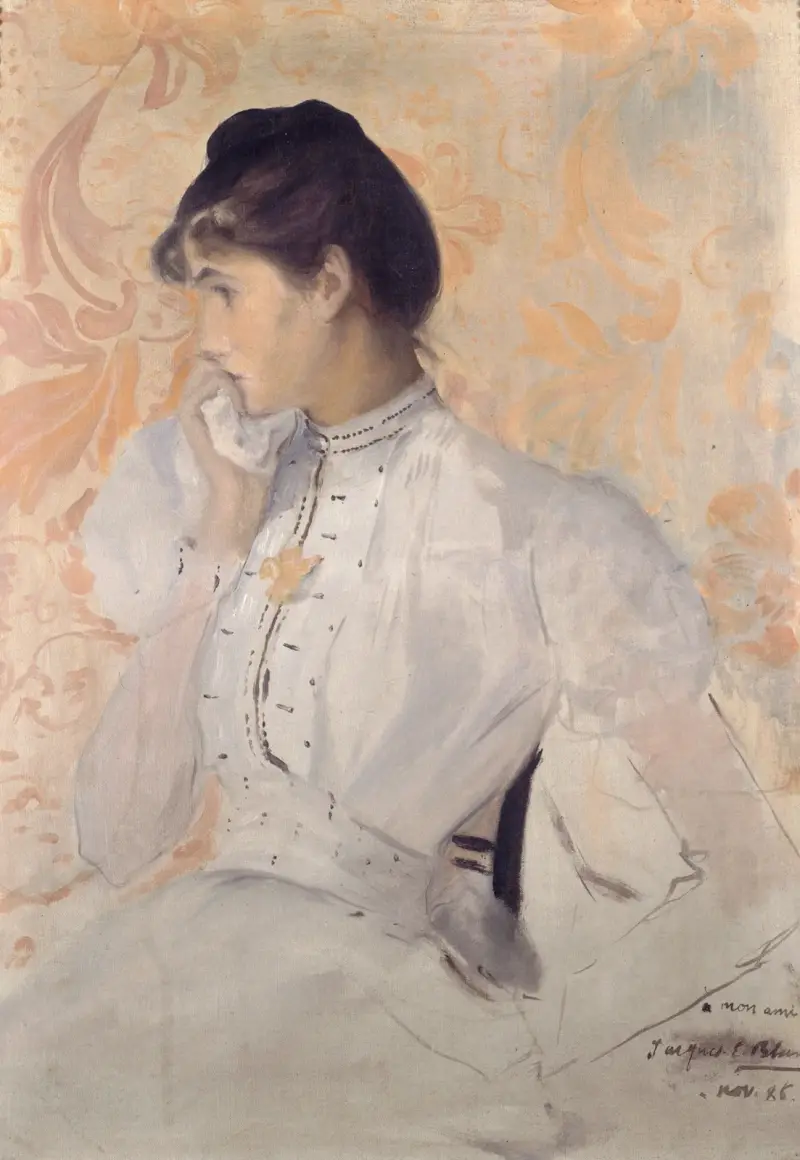 Förmodat porträtt av Henriette Chabot av Jacques-Émile Blanche