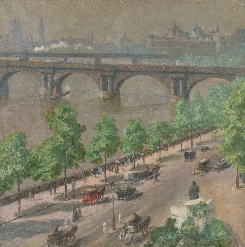 Gröna träd av Emile Claus