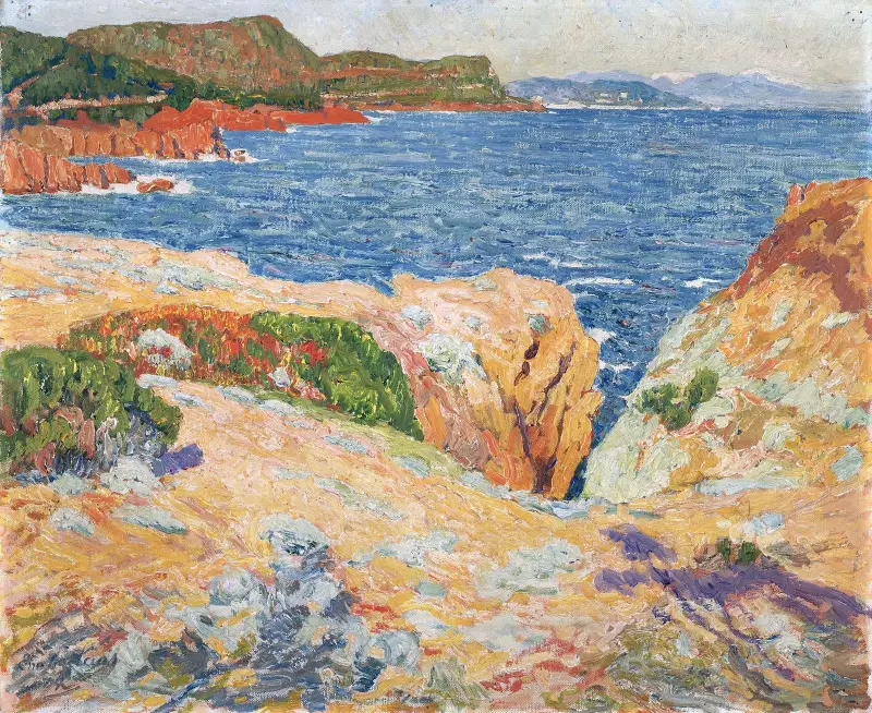 Middag i Estérel (Côte d’Azur) av Emile Claus