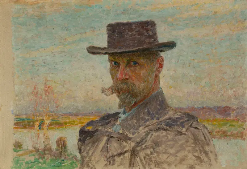 Autoportrét, 1912, Emile Claus