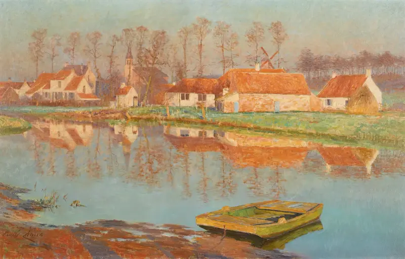 Byn Deurle av Emile Claus
