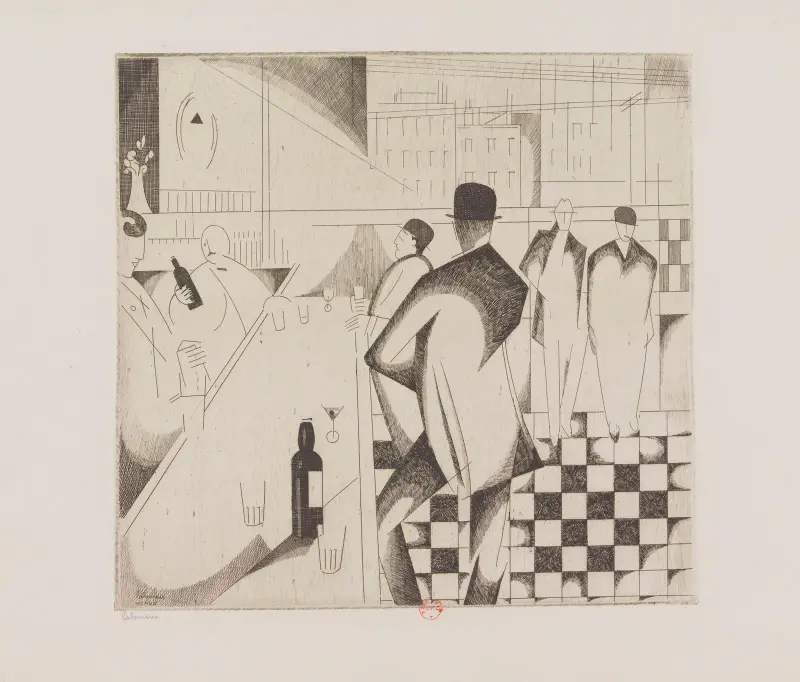 Stång i Pennsylvania av Jean-Émile Laboureur
