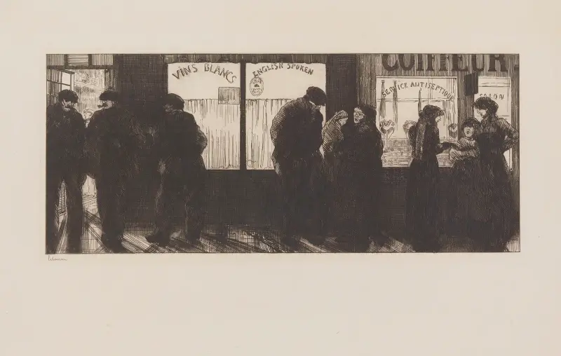 Boutiques sur le port av Jean-Émile Laboureur