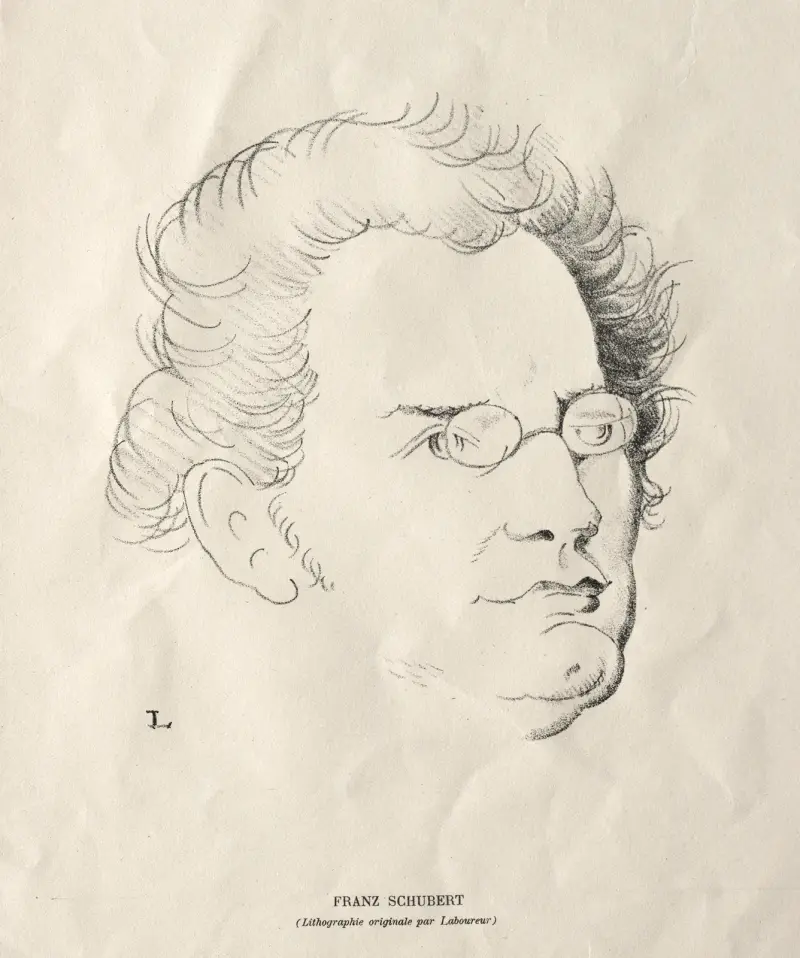 Franz Schubert av Jean-Émile Laboureur