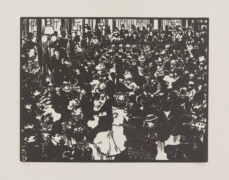 Bal Bullier av Jean-Émile Laboureur