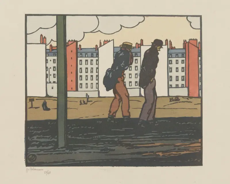 Den nya stadsdelen av Jean-Émile Laboureur