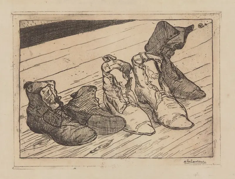 Skorna av Jean-Émile Laboureur