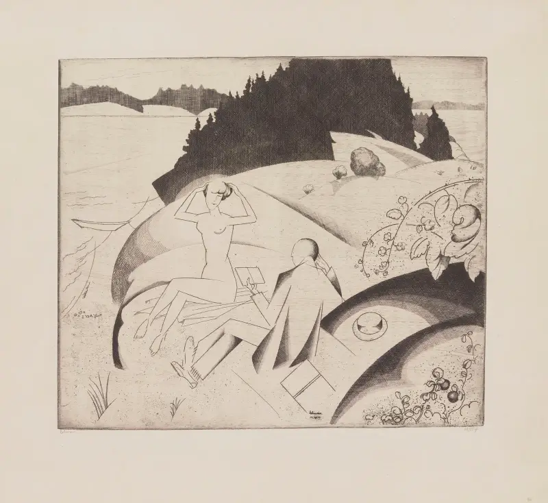 L’île déserte av Jean-Émile Laboureur