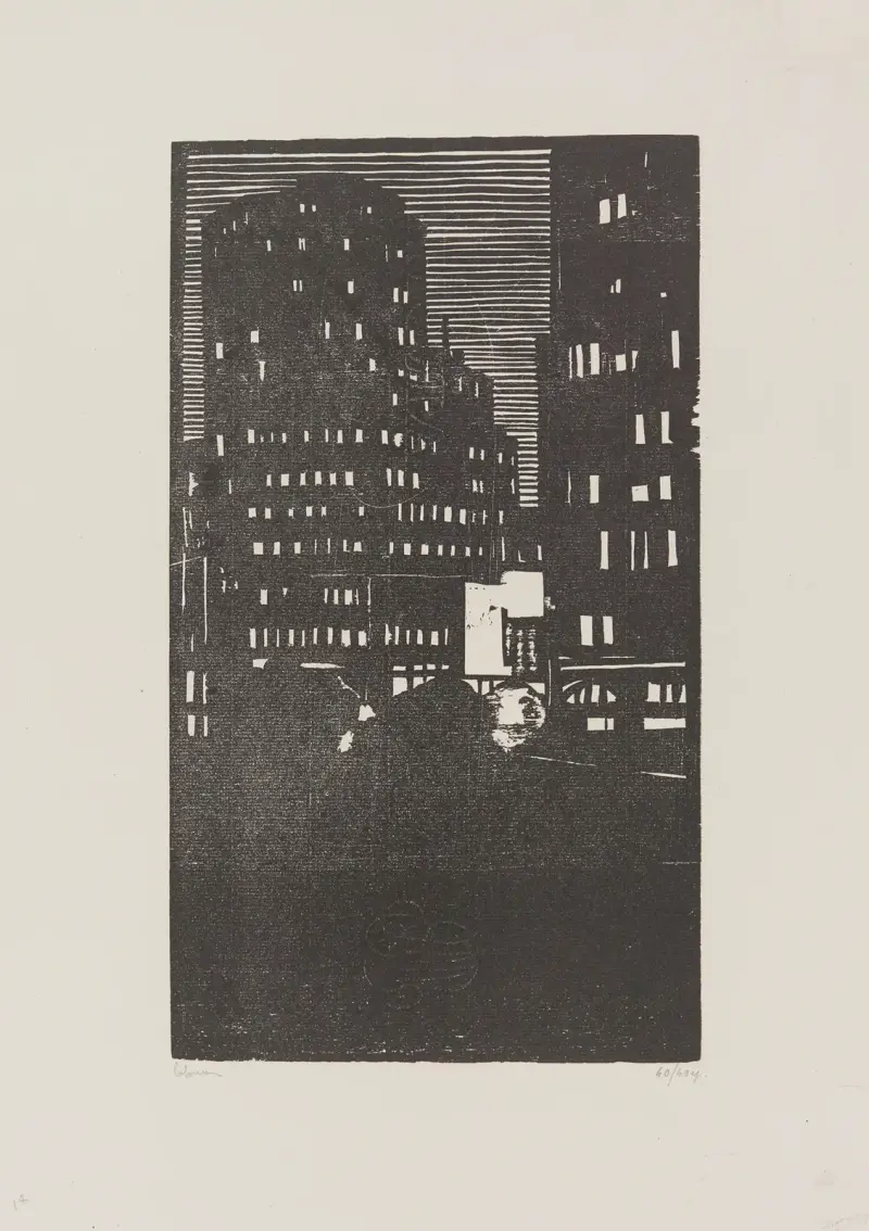 New York le soir av Jean-Émile Laboureur