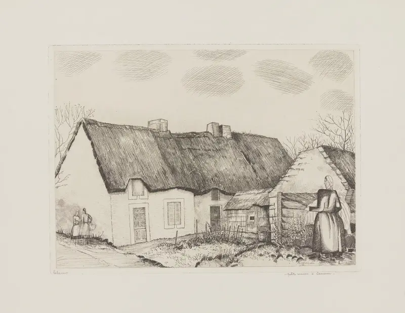 Petites maisons à Cameroun av Jean-Émile Laboureur