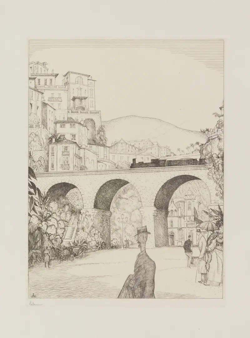 Viaden i Monaco av Jean-Émile Laboureur