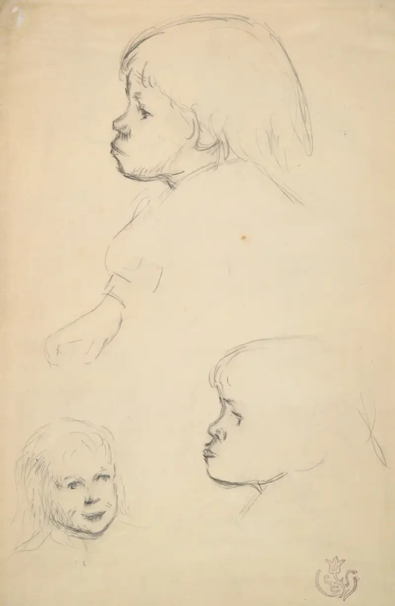 Studies of a Child av Claude-Émile Schuffenecker