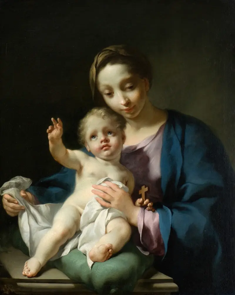 Madonna mit Kind von Georg Engelhard Schröder