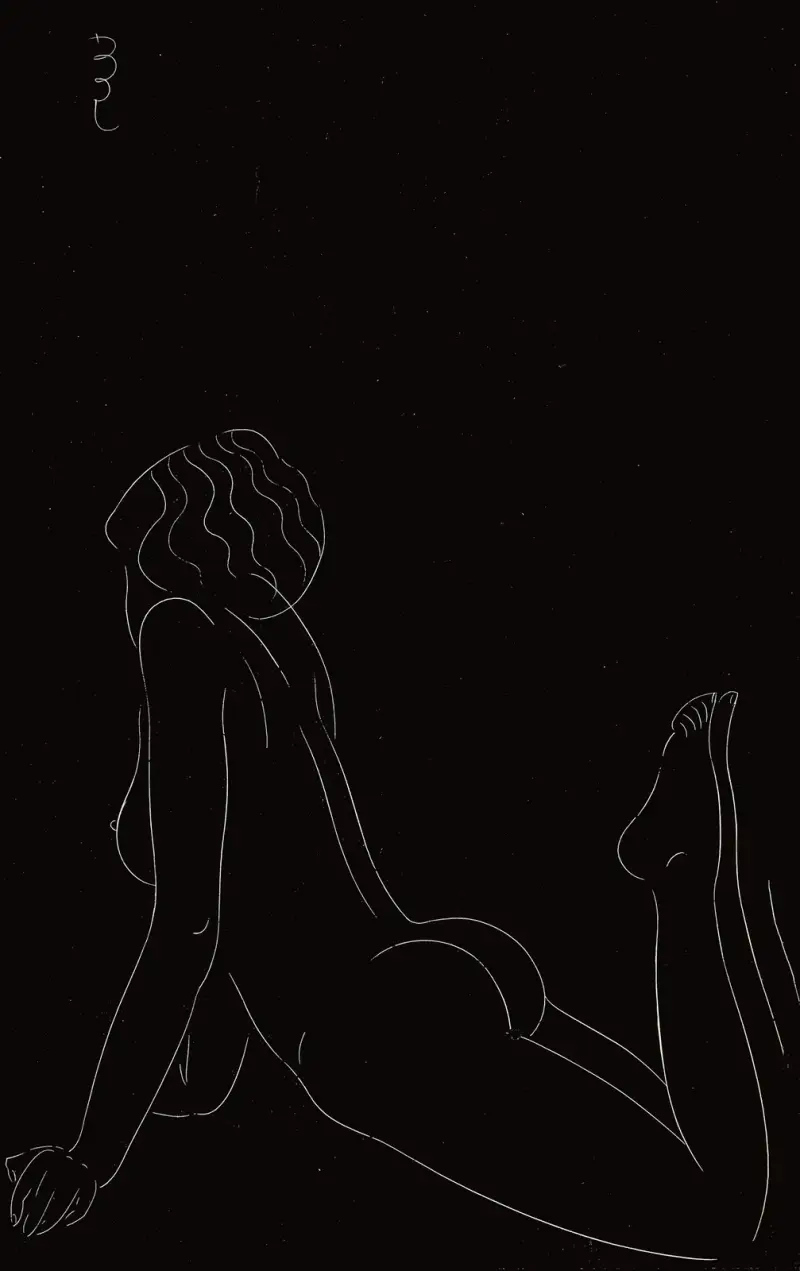 Fünfundzwanzig Aktstudien, Tafel 03 von Eric Gill