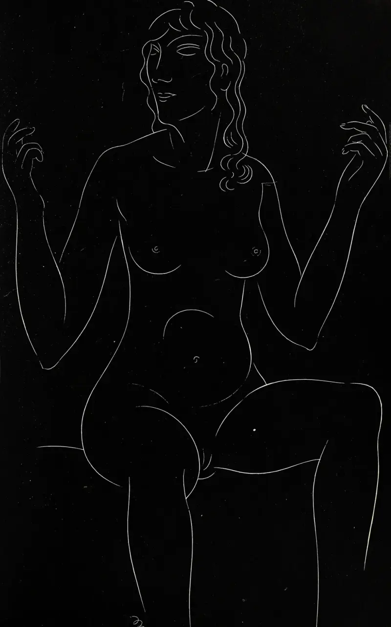Fünfundzwanzig Akte Taf. 12 von Eric Gill