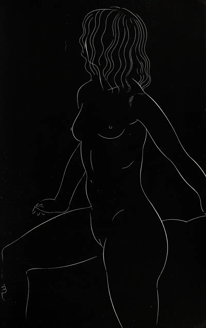Dvacet pět aktů, list 14, Eric Gill