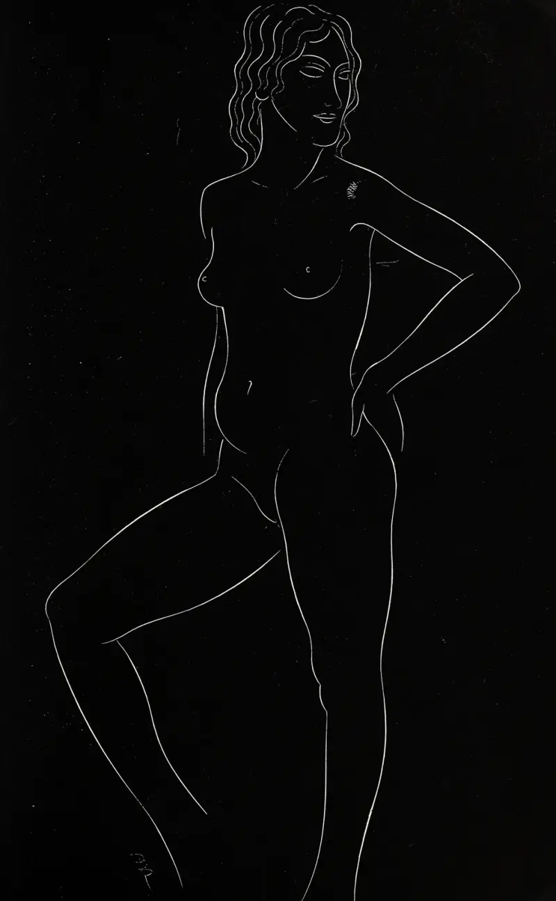 Fünfundzwanzig Akte Taf. 15 von Eric Gill