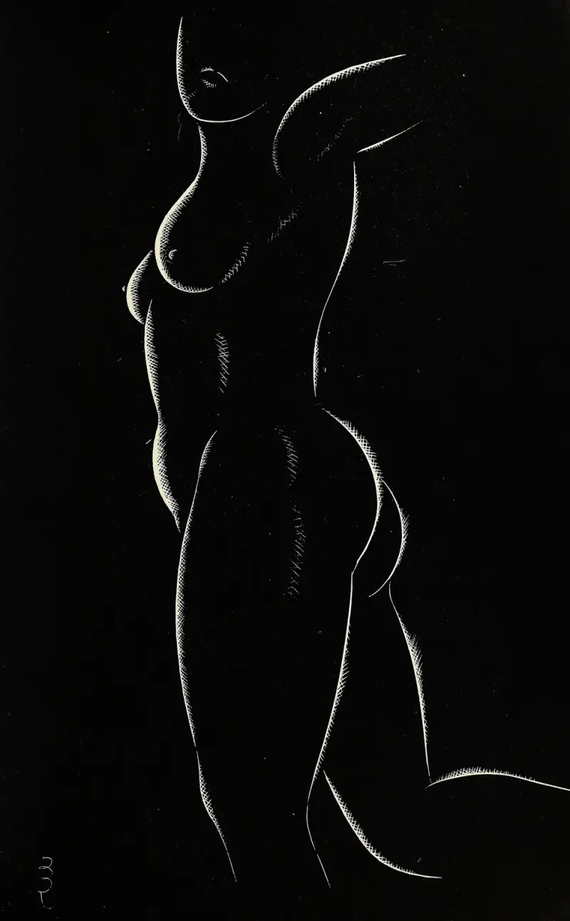 Twenty-five nudes Pl 16 von Eric Gill