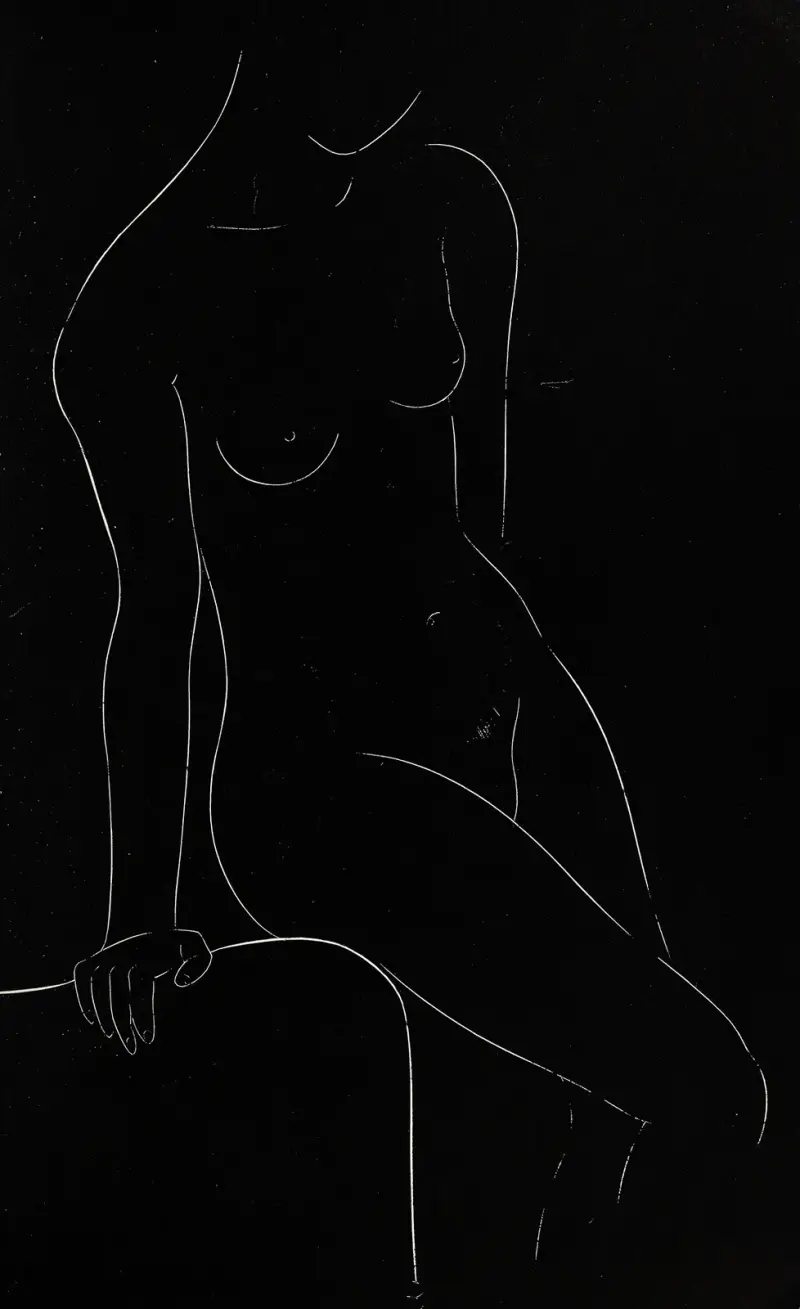 Dvacet pět aktů, list 21, Eric Gill