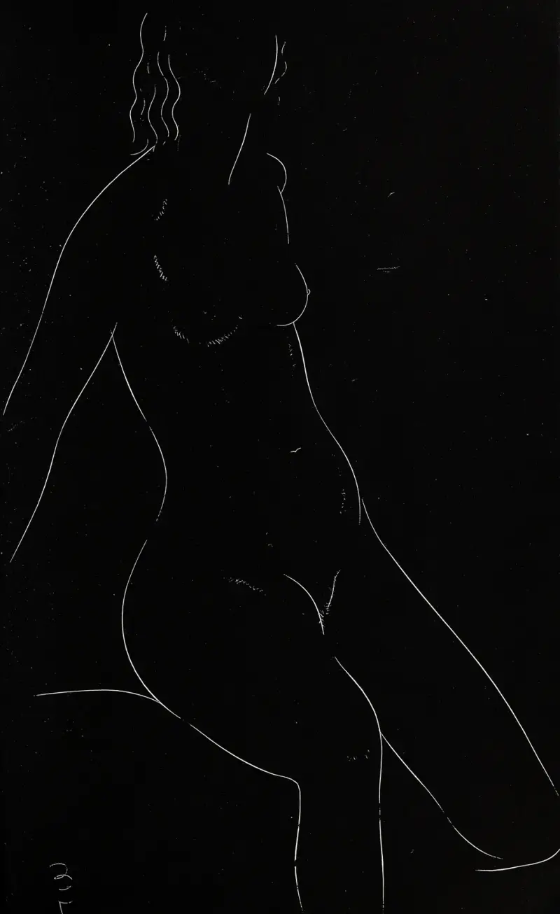 Dvacet pět aktů, list 22, Eric Gill