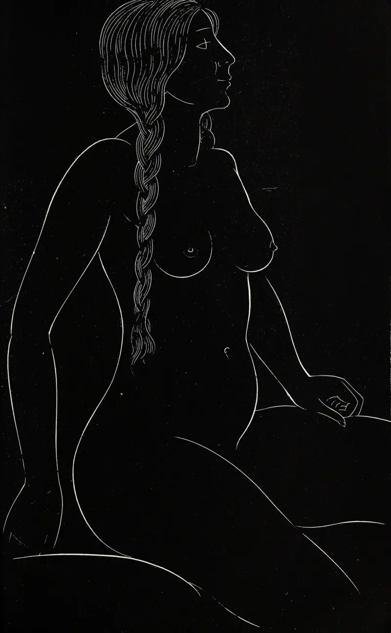 Fünfundzwanzig Akte Taf. 24 von Eric Gill