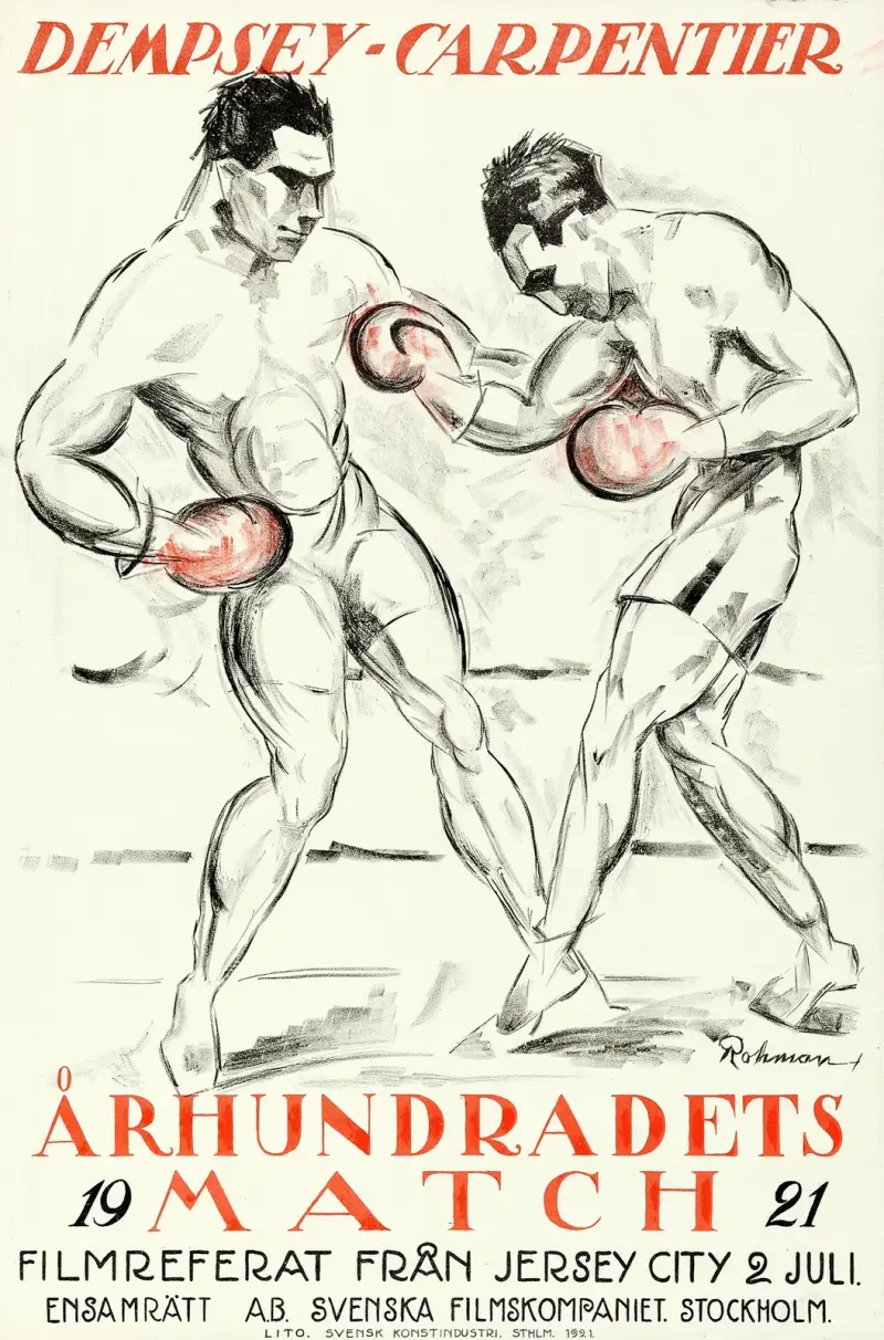 Match of the Century; Dempsey Vs. Carpentier av Eric Rohman