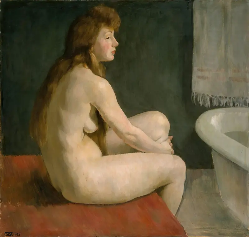 Female Nude av Erik Werenskiold