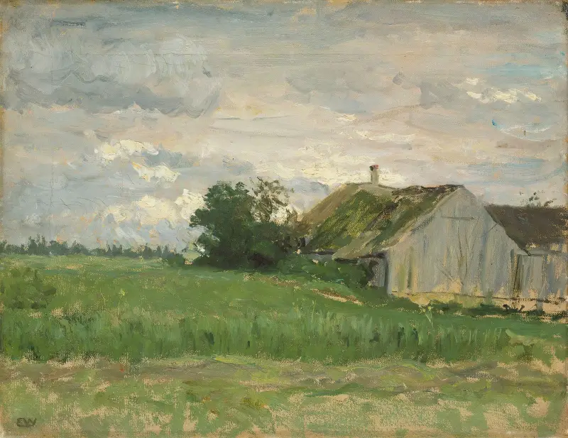 Krajinářská studie, Erik Werenskiold