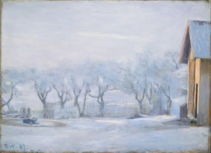 White Frost av Erik Werenskiold
