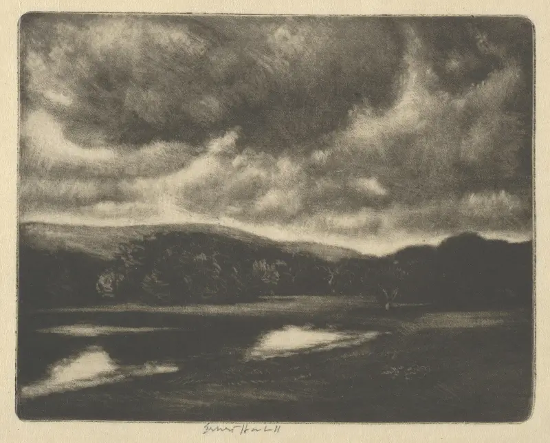 Kvällsskuggor av Ernest Haskell