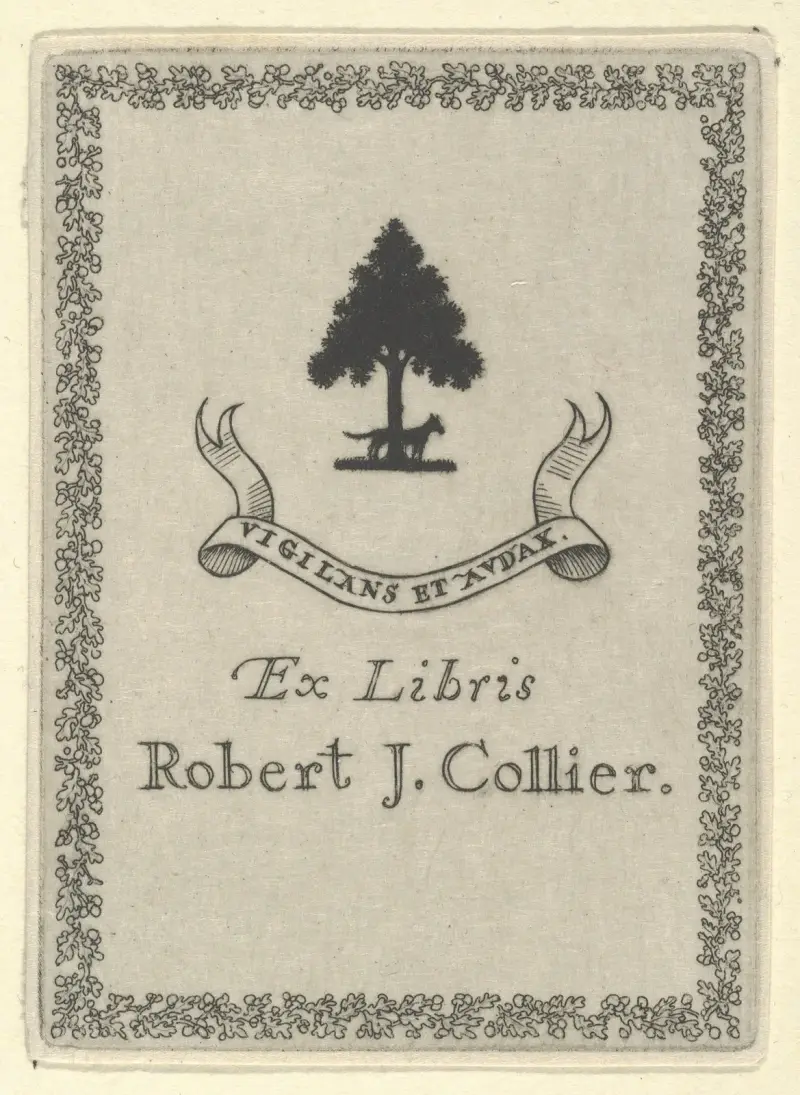 Ex Libris Robert J. Collier av Ernest Haskell