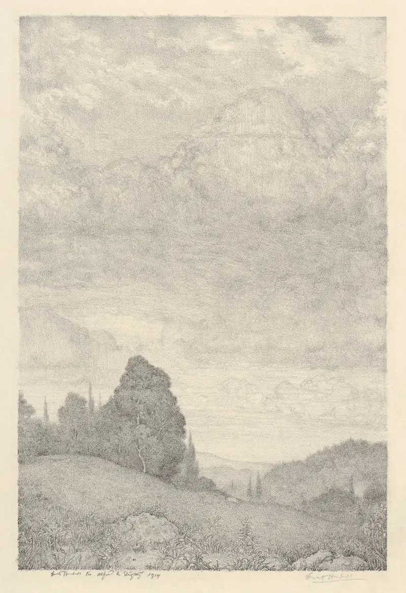 Landskap av Ernest Haskell