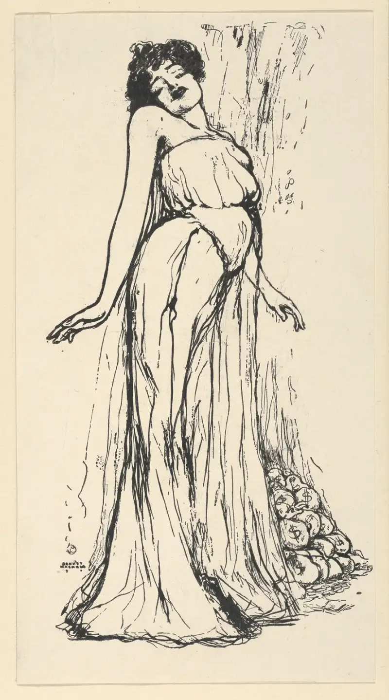 Olga Nethersole von Ernest Haskell