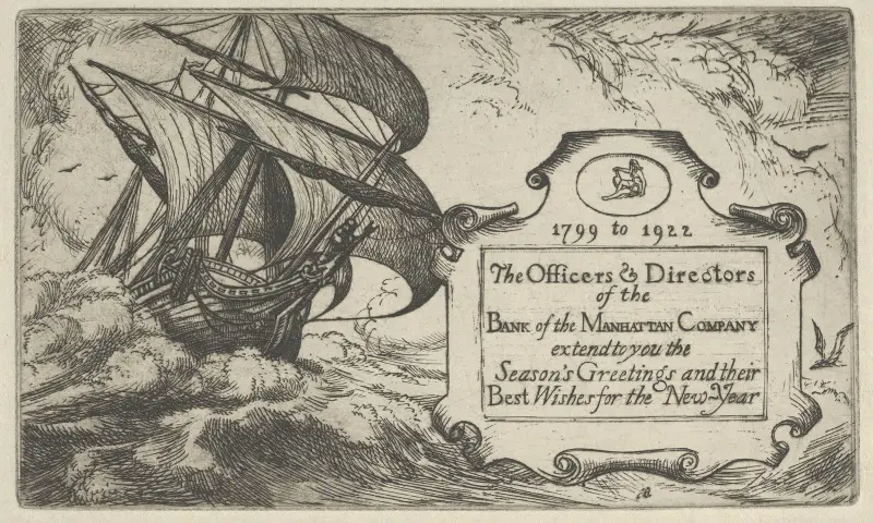 Season’s Greetings from the Officers and Directors of the Bank of Manhattan Company av Ernest Haskell