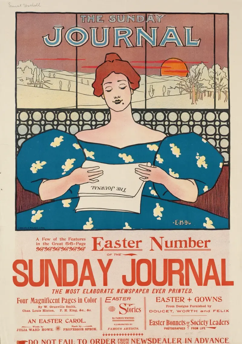 The Sunday Journal, velikonoční číslo, Ernest Haskell
