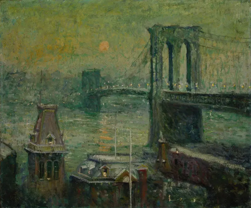 Brooklyn Bridge, Ernest Lawson