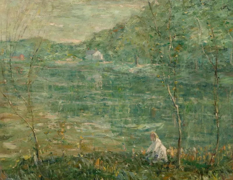 Am Fluss von Ernest Lawson