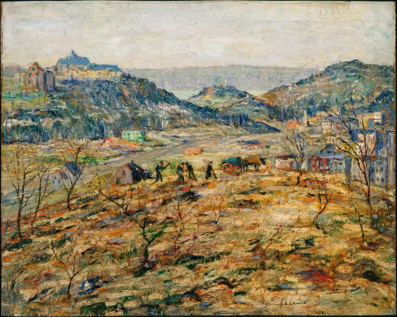 Miejskie przedmieścia, Ernest Lawson