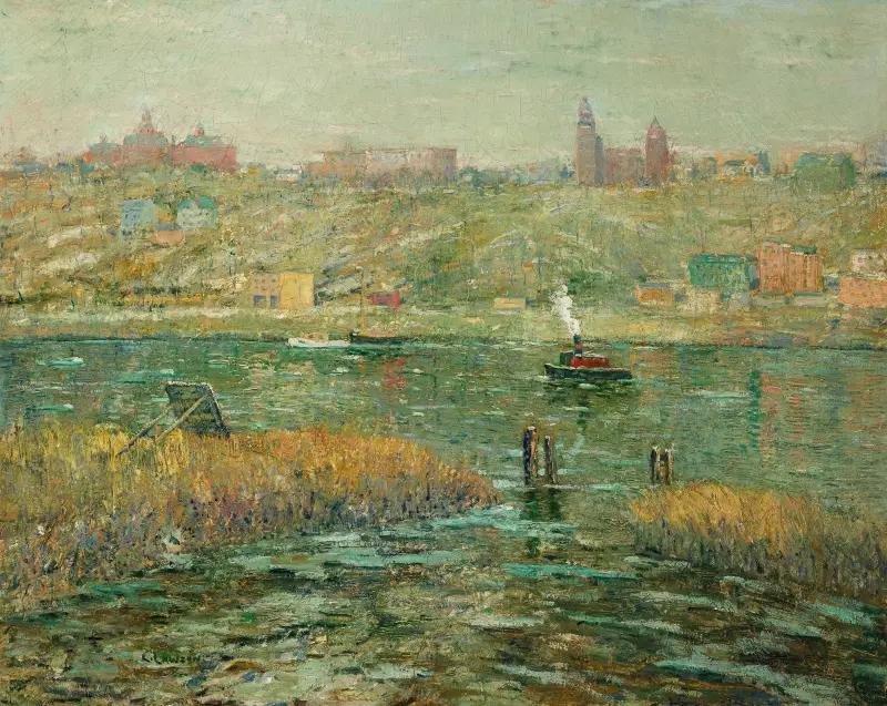 Harlem River, Ernest Lawson