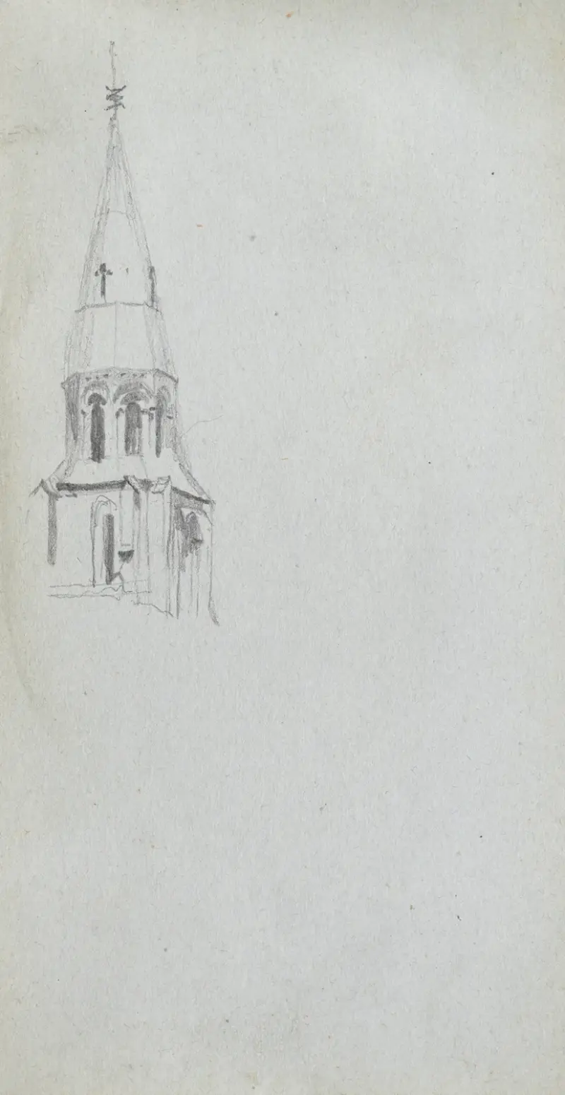 Church Spire von Ernest Meissonier
