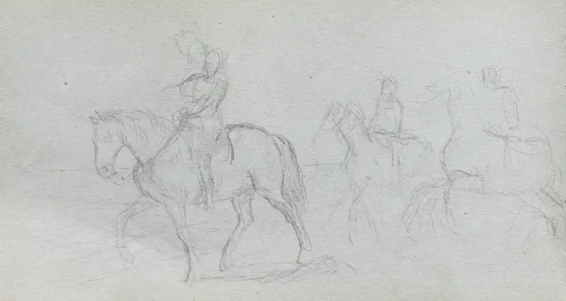 Postavy na koních, Ernest Meissonier