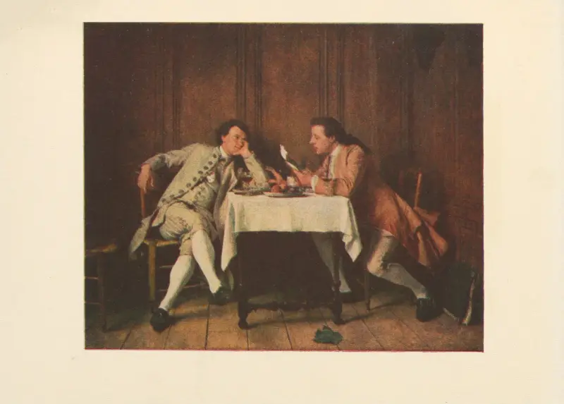 La Confidence av Ernest Meissonier