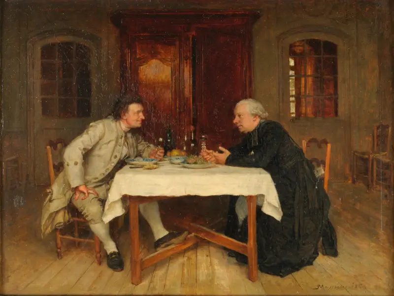 Prästens vin av Ernest Meissonier