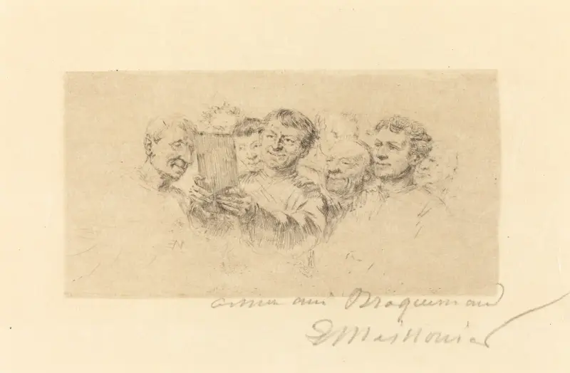 Les Amateurs av Ernest Meissonier