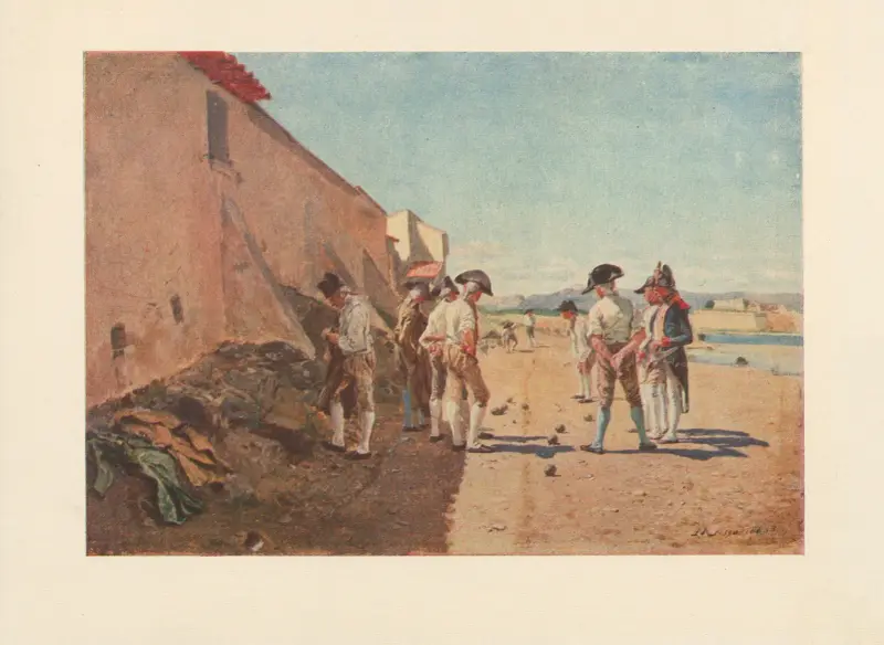 Boulespelarna av Ernest Meissonier