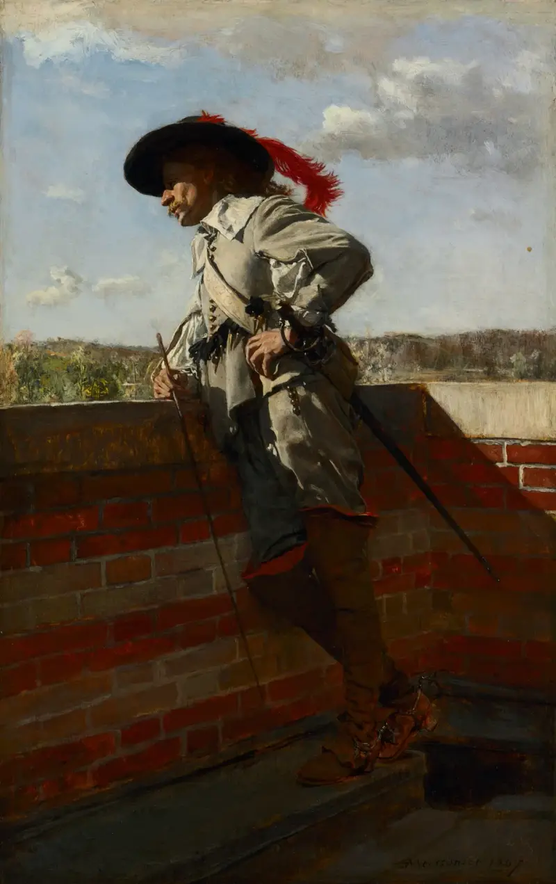Na terase, Ernest Meissonier