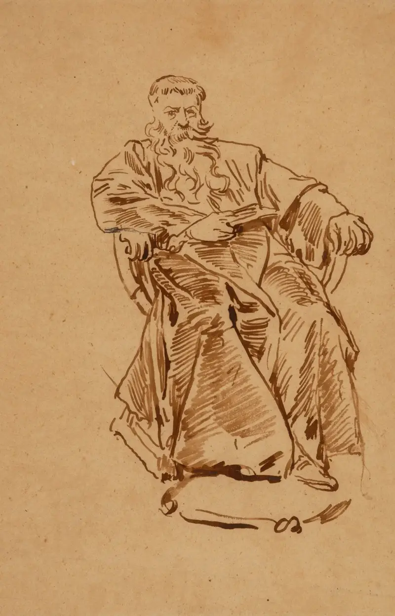 Självporträtt av Ernest Meissonier