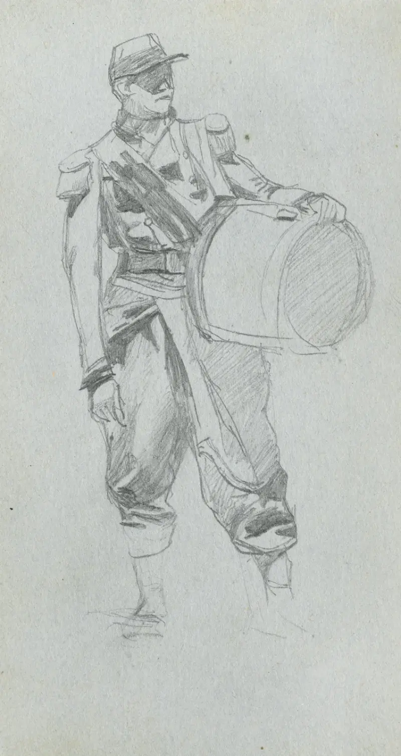 Voják s bubnem, Ernest Meissonier