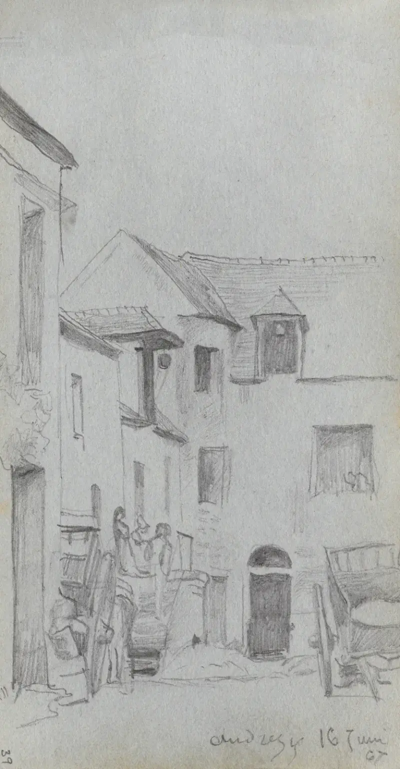 Gatuscen av Ernest Meissonier