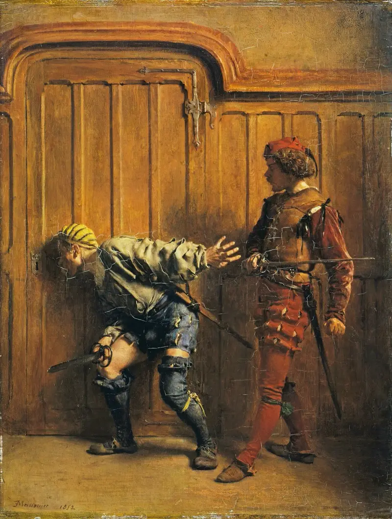 The Hired Assassins av Ernest Meissonier